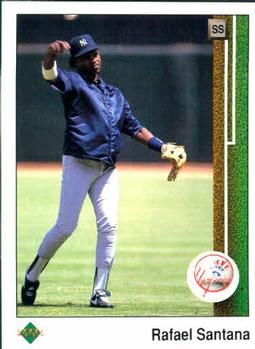 #216 Rafael Santana - New York Yankees - 1989 Upper Deck Baseball