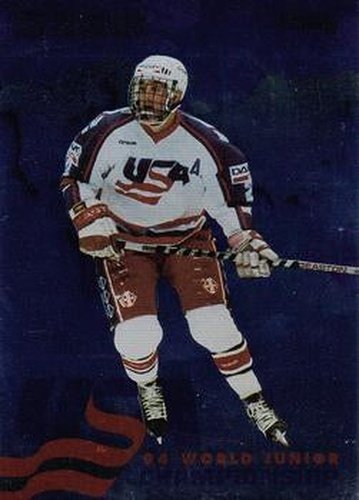 #16 Jay Pandolfo - USA - 1993-94 Donruss Hockey - 1994 World Junior Championship USA