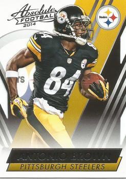 #16 Antonio Brown - Pittsburgh Steelers - 2014 Panini Absolute - Retail Football