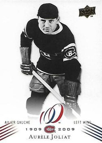 #16 Aurel Joliat - Montreal Canadiens - 2008-09 Upper Deck Montreal Canadiens Centennial Hockey