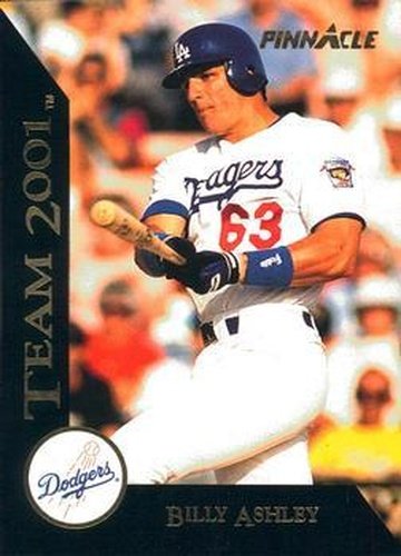 #16 Billy Ashley - Los Angeles Dodgers - 1993 Pinnacle - Team 2001 Baseball