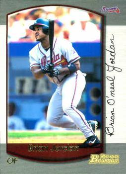 #16 Brian Jordan - Atlanta Braves - 2000 Bowman Baseball