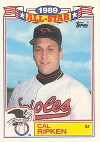 #16 Cal Ripken - Baltimore Orioles - 1990 Topps Baseball - Glossy All-Stars