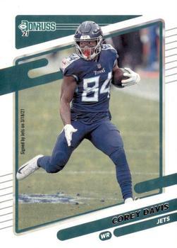 #16 Corey Davis - New York Jets - 2021 Donruss Football