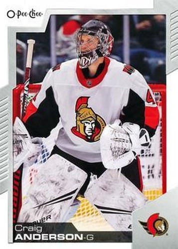 #16 Craig Anderson - Ottawa Senators - 2020-21 O-Pee-Chee Hockey