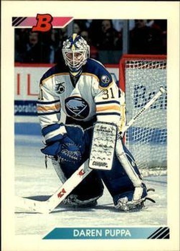 #16 Daren Puppa - Buffalo Sabres - 1992-93 Bowman Hockey