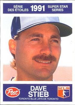 #16 Dave Stieb - Toronto Blue Jays - 1991 Post Canada Super Star Series Baseball