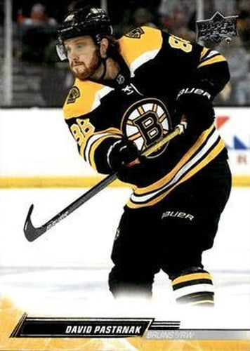 #16 David Pastrnak - Boston Bruins - 2022-23 Upper Deck Hockey