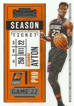 #16 Deandre Ayton - Phoenix Suns - 2020-21 Panini Contenders Basketball