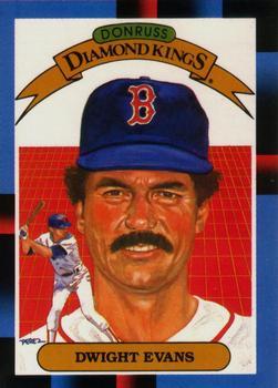#16 Dwight Evans - Boston Red Sox - 1988 Leaf Baseball