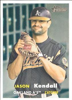 #16 Jason Kendall - Oakland Athletics - 2006 Topps Heritage Baseball