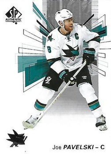 #16 Joe Pavelski - San Jose Sharks - 2016-17 SP Authentic Hockey