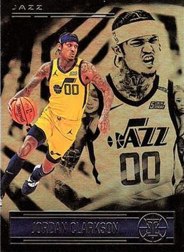 #16 Jordan Clarkson - Utah Jazz - 2020-21 Panini Illusions Basketball