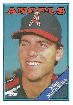 #16 Kirk McCaskill - California Angels - 1988 Topps Baseball