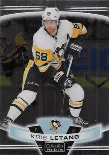 #16 Kris Letang - Pittsburgh Penguins - 2019-20 O-Pee-Chee Platinum Hockey