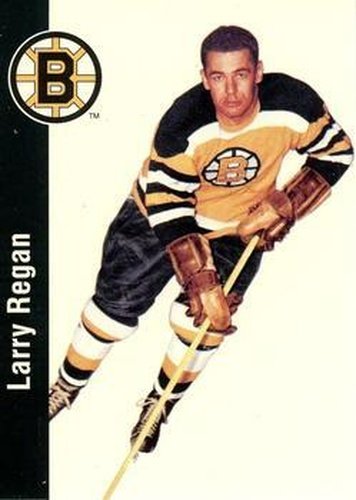 #16 Larry Regan - Boston Bruins - 1994 Parkhurst Missing Link 1956-57 Hockey
