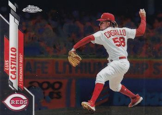 #16 Luis Castillo - Cincinnati Reds - 2020 Topps Chrome Baseball