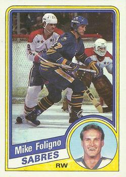 #16 Mike Foligno - Buffalo Sabres - 1984-85 Topps Hockey