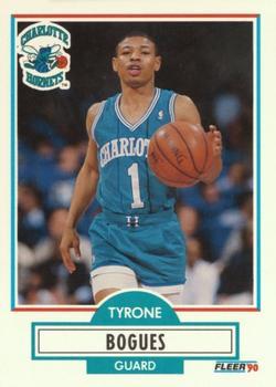 #16 Muggsy Bogues - Charlotte Hornets - 1990-91 Fleer Basketball