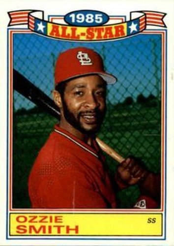 #16 Ozzie Smith - St. Louis Cardinals - 1986 Topps Baseball - Glossy All-Stars