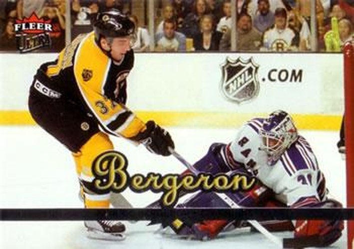 #16 Patrice Bergeron - Boston Bruins - 2005-06 Ultra Hockey