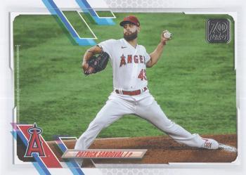#16 Patrick Sandoval - Los Angeles Angels - 2021 Topps Baseball