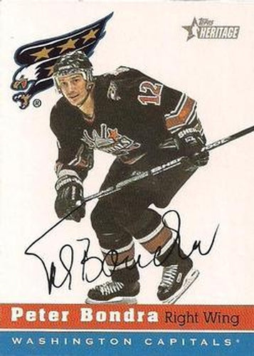 #16 Peter Bondra - Washington Capitals - 2000-01 Topps Heritage Hockey