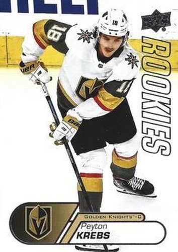 #16 Peyton Krebs - Vegas Golden Knights - 2020-21 Upper Deck NHL Star Rookies Box Set Hockey