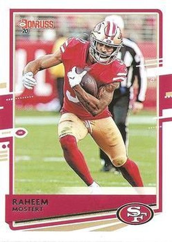 #16 Raheem Mostert - San Francisco 49ers - 2020 Donruss Football