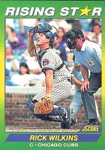 #16 Rick Wilkins - Chicago Cubs - 1992 Score 100 Rising Stars Baseball