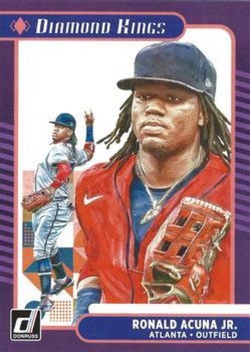 #16 Ronald Acuna Jr. - Atlanta Braves - 2021 Donruss Baseball