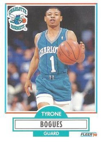 #16 Tyrone Bogues - Charlotte Hornets - 1990-91 Fleer Basketball