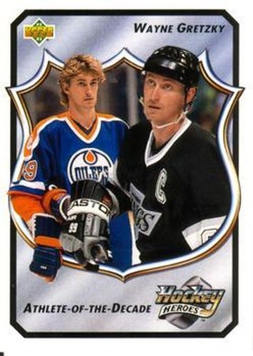 #16 Wayne Gretzky - Edmonton Oilers / Los Angeles Kings - 1992-93 Upper Deck - Hockey Heroes: Wayne Gretzky Hockey