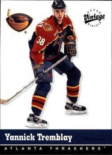 #16 Yannick Tremblay - Atlanta Thrashers - 2000-01 Upper Deck Vintage Hockey