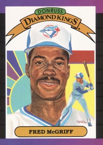 #16 Fred McGriff - Toronto Blue Jays - 1989 Donruss Baseball