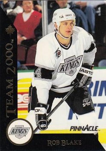 #16 Rob Blake - Los Angeles Kings - 1992-93 Pinnacle Canadian Hockey - Team 2000