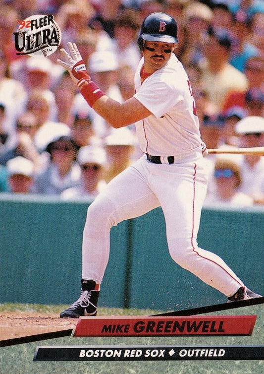 #16 Mike Greenwell - Boston Red Sox - 1992 Ultra Baseball