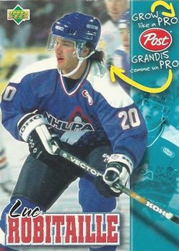 #16 Luc Robitaille - New York Rangers - 1996-97 Upper Deck Post Cereal Hockey