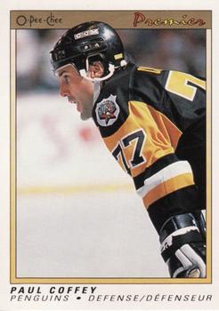 #16 Paul Coffey - Pittsburgh Penguins - 1990-91 O-Pee-Chee Premier Hockey