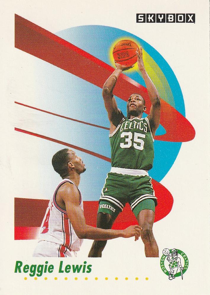 #16 Reggie Lewis - Boston Celtics - 1991-92 SkyBox Basketball