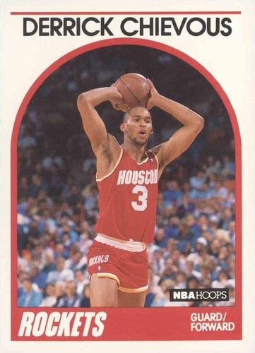 #16 Derrick Chievous - Houston Rockets - 1989-90 Hoops Basketball