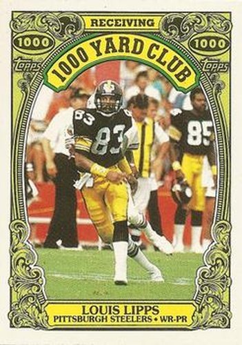 #16 Louis Lipps - Pittsburgh Steelers - 1986 Topps Football - 1000 Yard Club