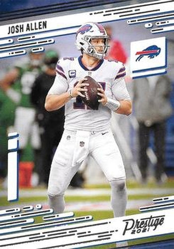 #16 Josh Allen - Buffalo Bills - 2021 Panini Prestige Football
