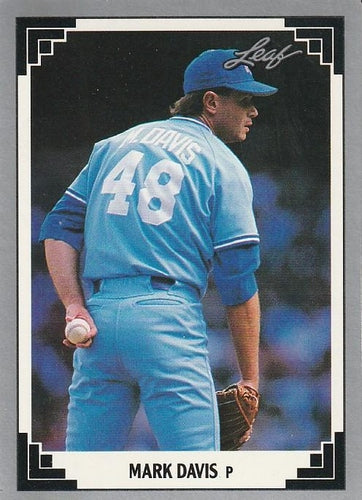 #16 Mark Davis - Kansas City Royals - 1991 Leaf Baseball