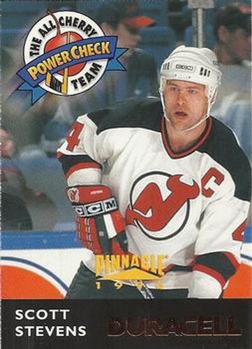 #DC16 Scott Stevens - New Jersey Devils - 1996-97 Duracell All-Cherry Team Hockey