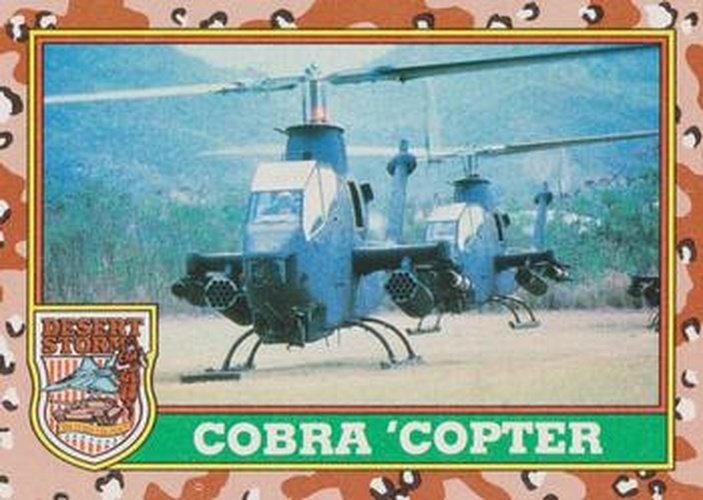 #16 Cobra 'Copter - 1991 Topps Desert Storm