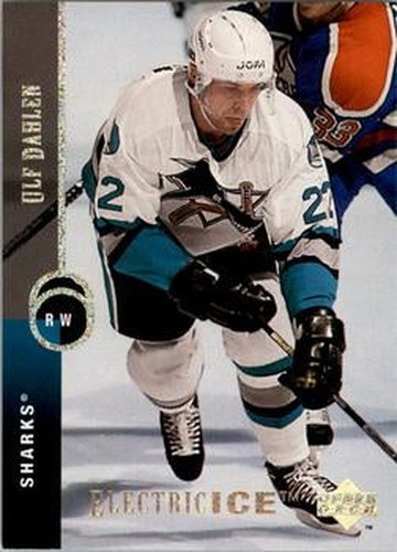 #16 Ulf Dahlen - San Jose Sharks - 1994-95 Upper Deck Hockey - Electric Ice