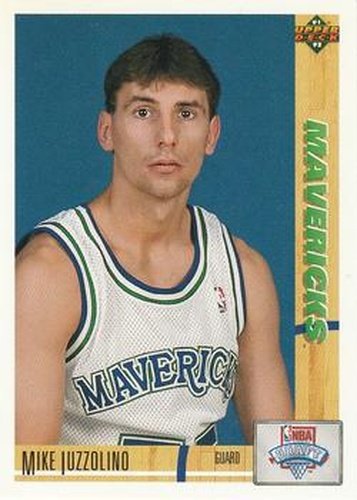 #16 Mike Iuzzolino - Dallas Mavericks - 1991-92 Upper Deck Basketball