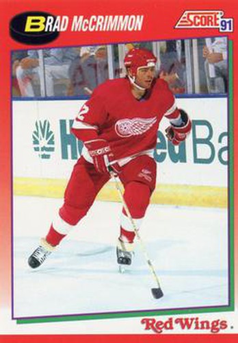 #16 Brad McCrimmon - Detroit Red Wings - 1991-92 Score Canadian Hockey