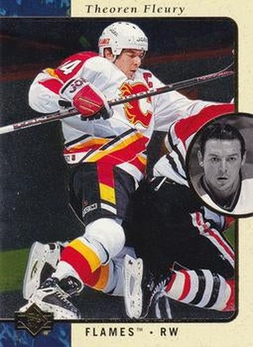 #16 Theoren Fleury - Calgary Flames - 1995-96 SP Hockey